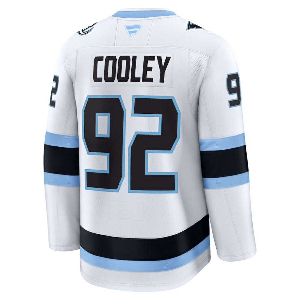 Logan Cooley Utah Mammoth Fanatics Away Premium Player Jersey White