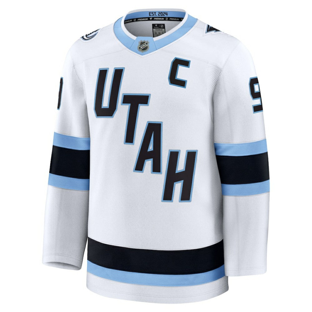 Clayton Keller Utah Mammoth Fanatics Away Premium Player Jersey White