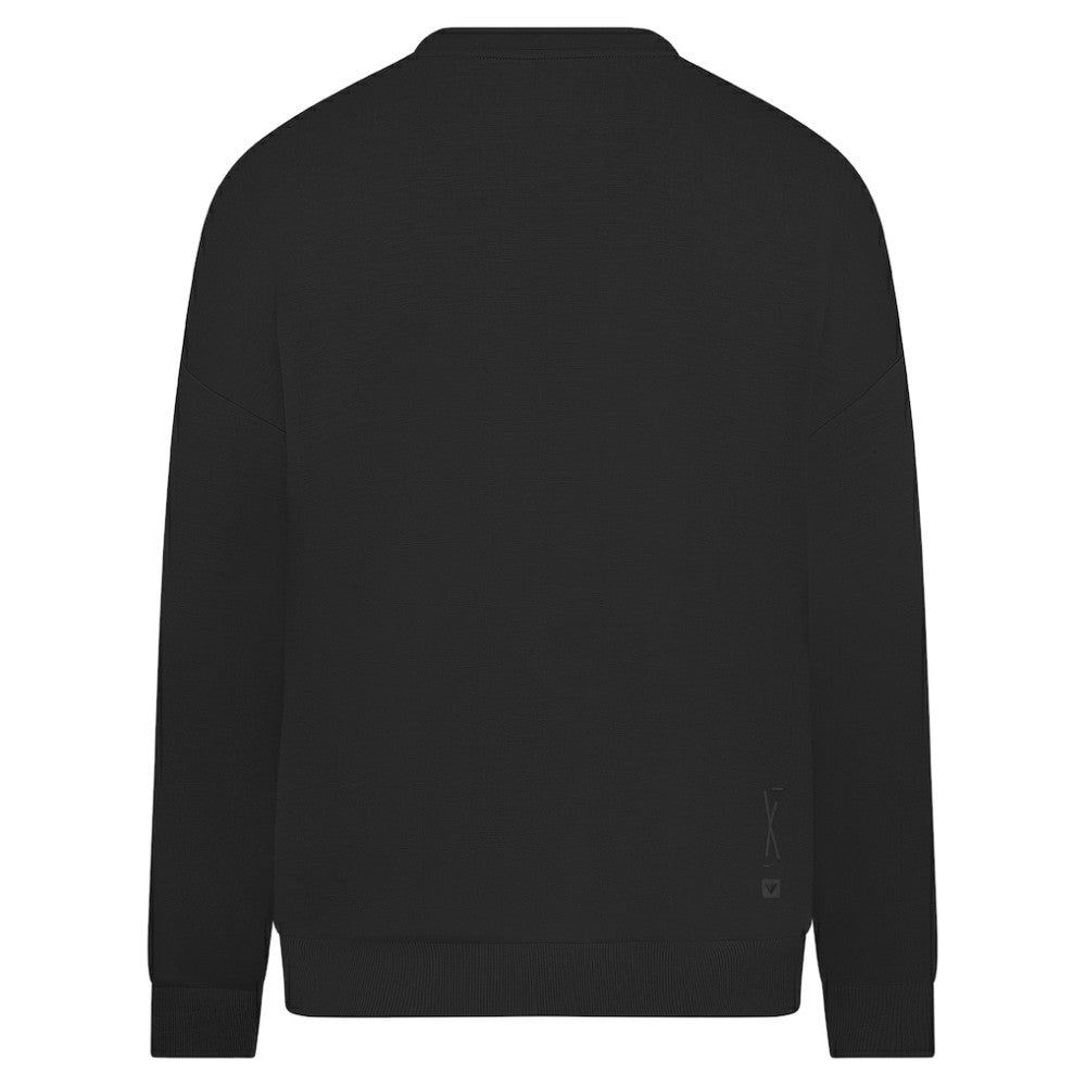 Carolina Hurricanes Levelwear Luxe Signature Lineage Tri-Blend Pullover Sweatshirt Black