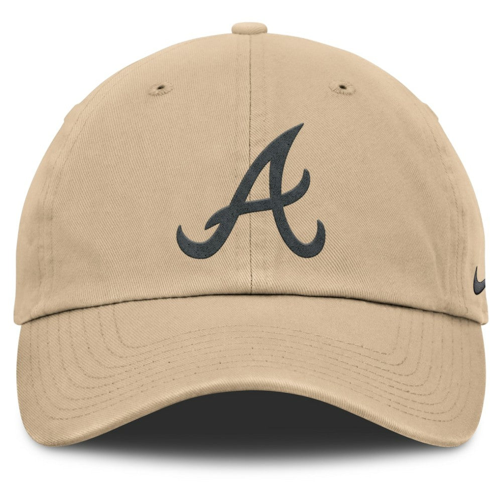 Atlanta Braves Club Adjustable Hat - Khaki | Nike