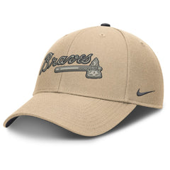 Atlanta Braves Rise Adjustable Hat - Khaki | Nike