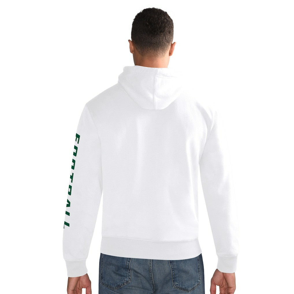 New York Jets Starter Vintage Pullover Hoodie - White sale