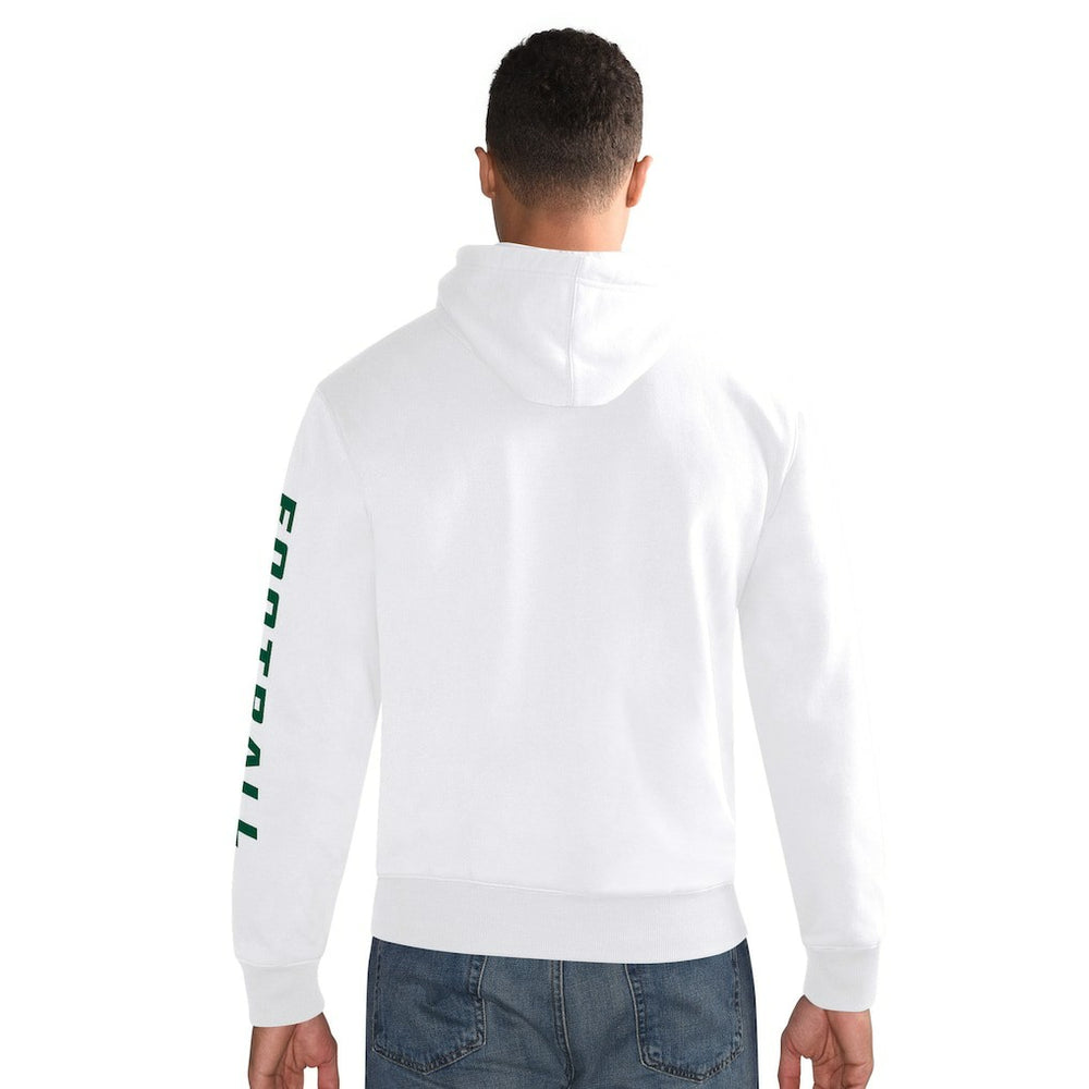 New York Jets Starter Vintage Pullover Hoodie - White sale