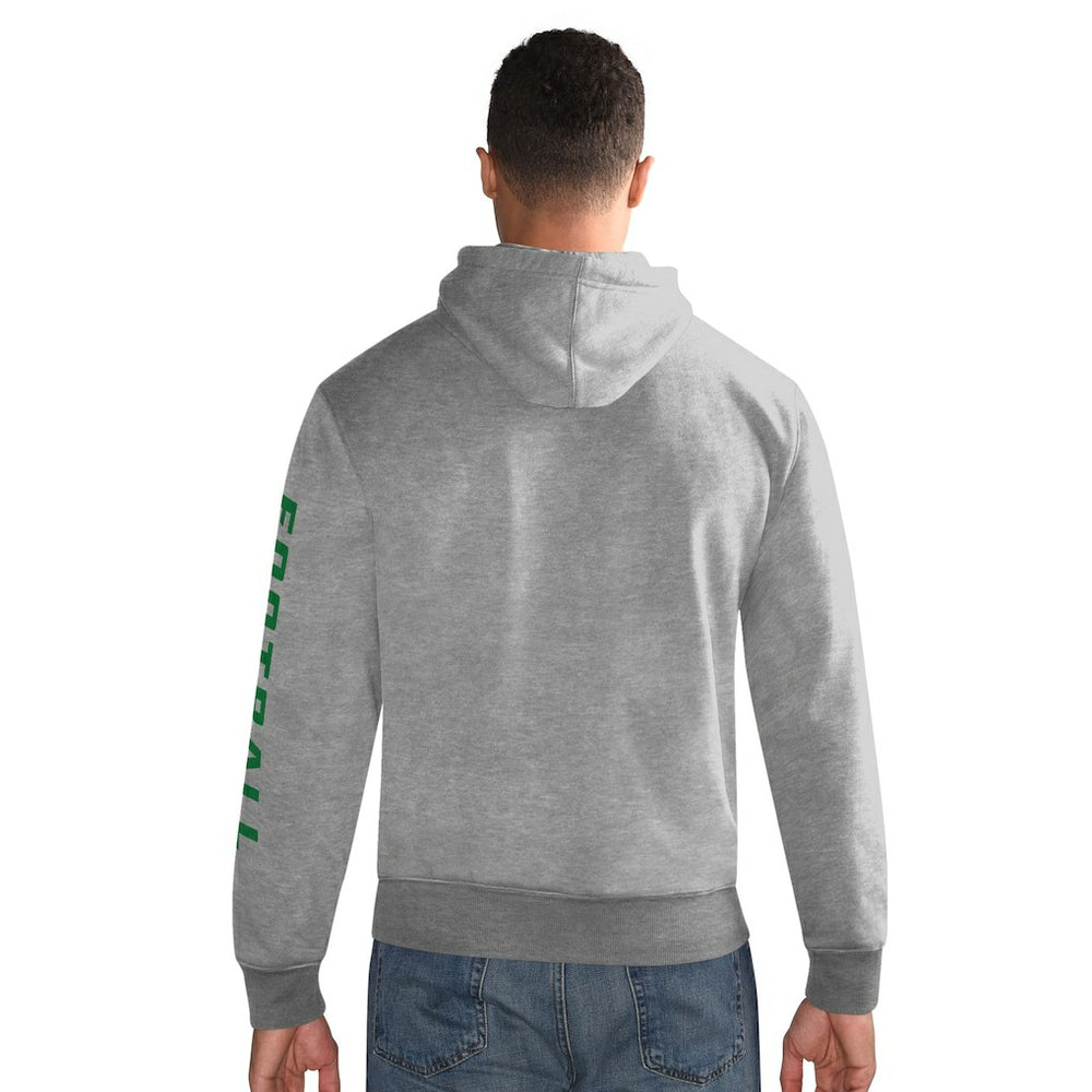 Philadelphia Eagles Starter Vintage Pullover Hoodie - Heather Gray cheap