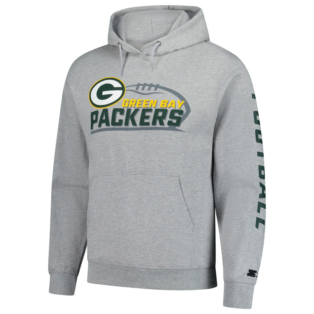Green Bay Packers Starter Vintage Pullover Hoodie - Heather Gray online