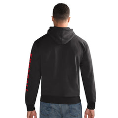 Kansas City Chiefs Starter Vintage Pullover Hoodie - Black on sale
