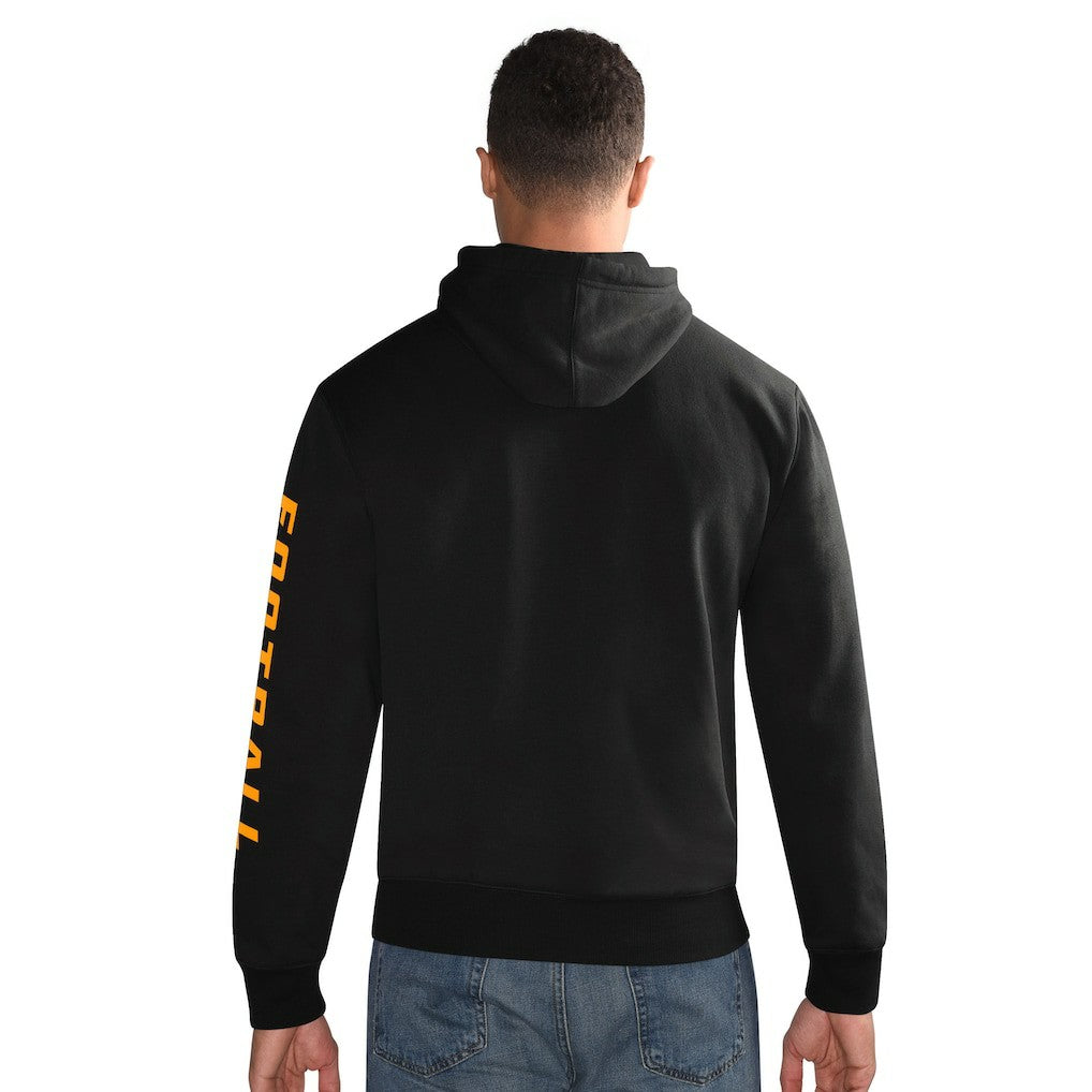 Pittsburgh Steelers Starter Vintage Pullover Hoodie - Heather Gray on sale