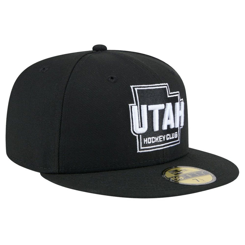 Utah Mammoth New Era State Shape 1st Season 59FIFTY Fitted Hat Black