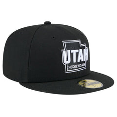 Utah Mammoth New Era State Shape 1st Season 59FIFTY Fitted Hat Black