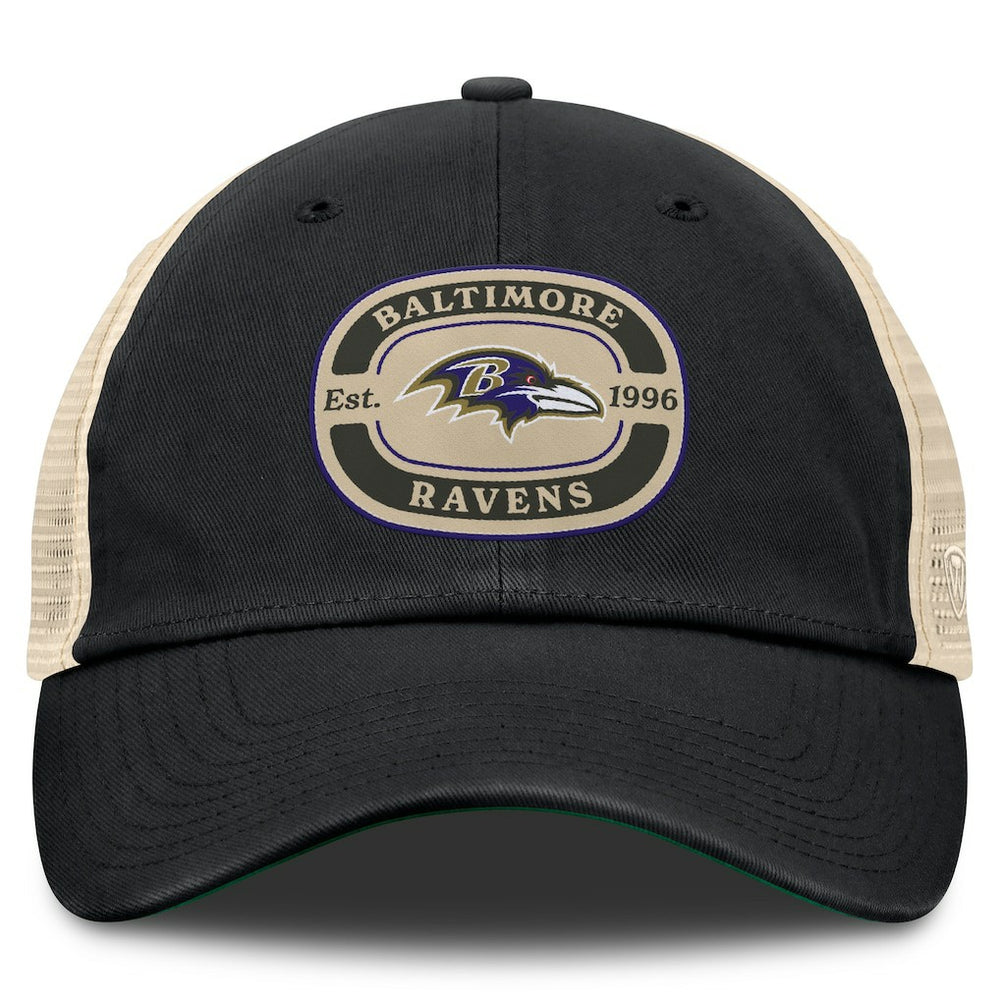 Baltimore Ravens Top of the World Team Patch Adjustable Hat - Black on sale