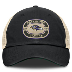 Baltimore Ravens Top of the World Team Patch Adjustable Hat - Black on sale