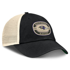 Baltimore Ravens Top of the World Team Patch Adjustable Hat - Black on sale