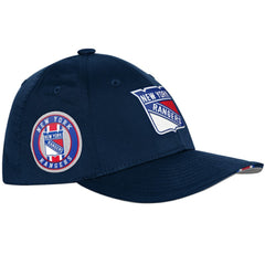New York Rangers Fanatics Youth 2025 NHL Draft Authentic Pro On-Stage Podium Adjustable Hat Navy