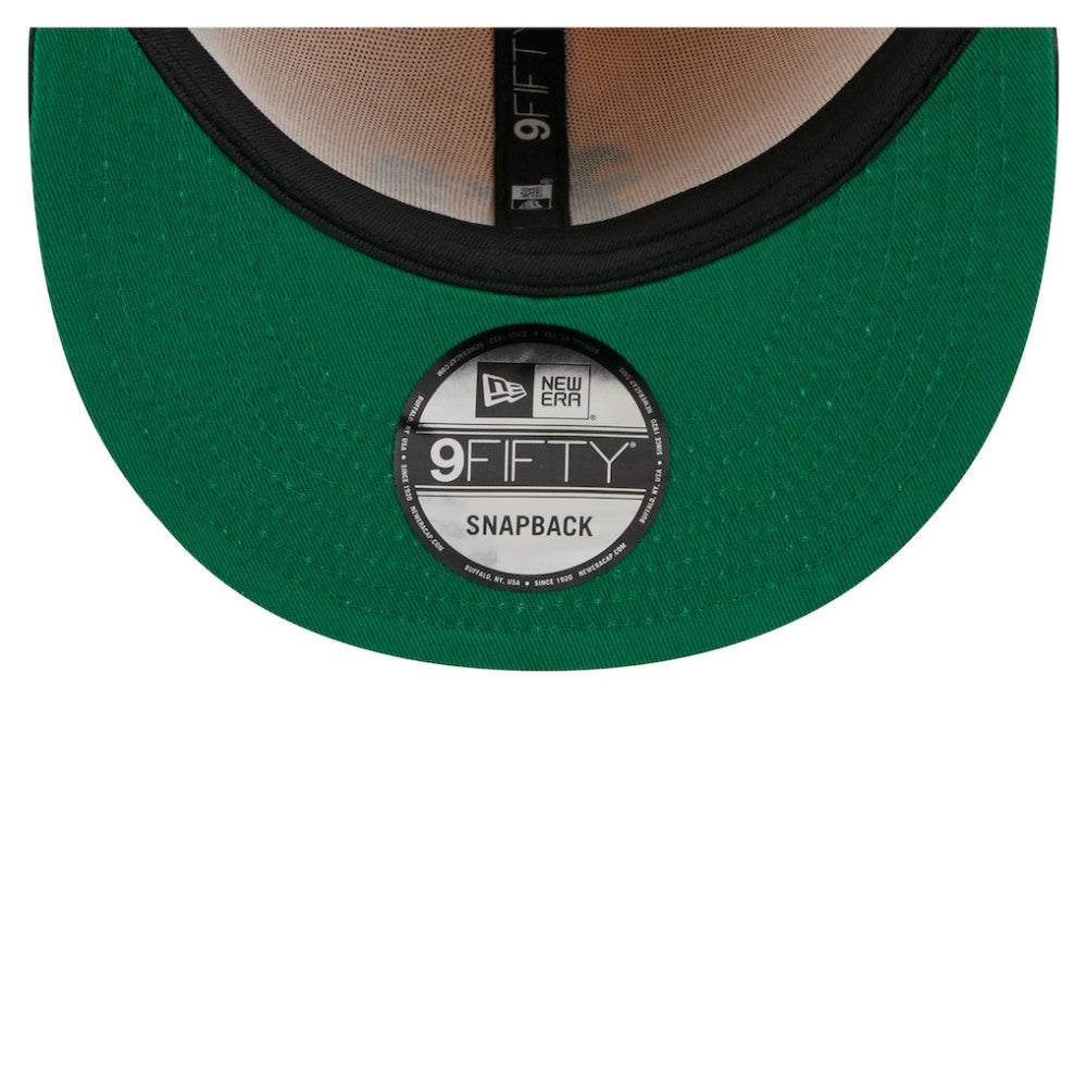 Athletics Retro Split Corduroy Snapback Hat - Green/Gold | New Era