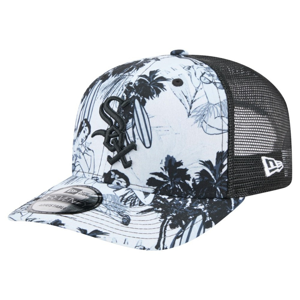 Chicago White Sox Hula Trucker 9SEVENTY Adjustable Hat - Black | New Era