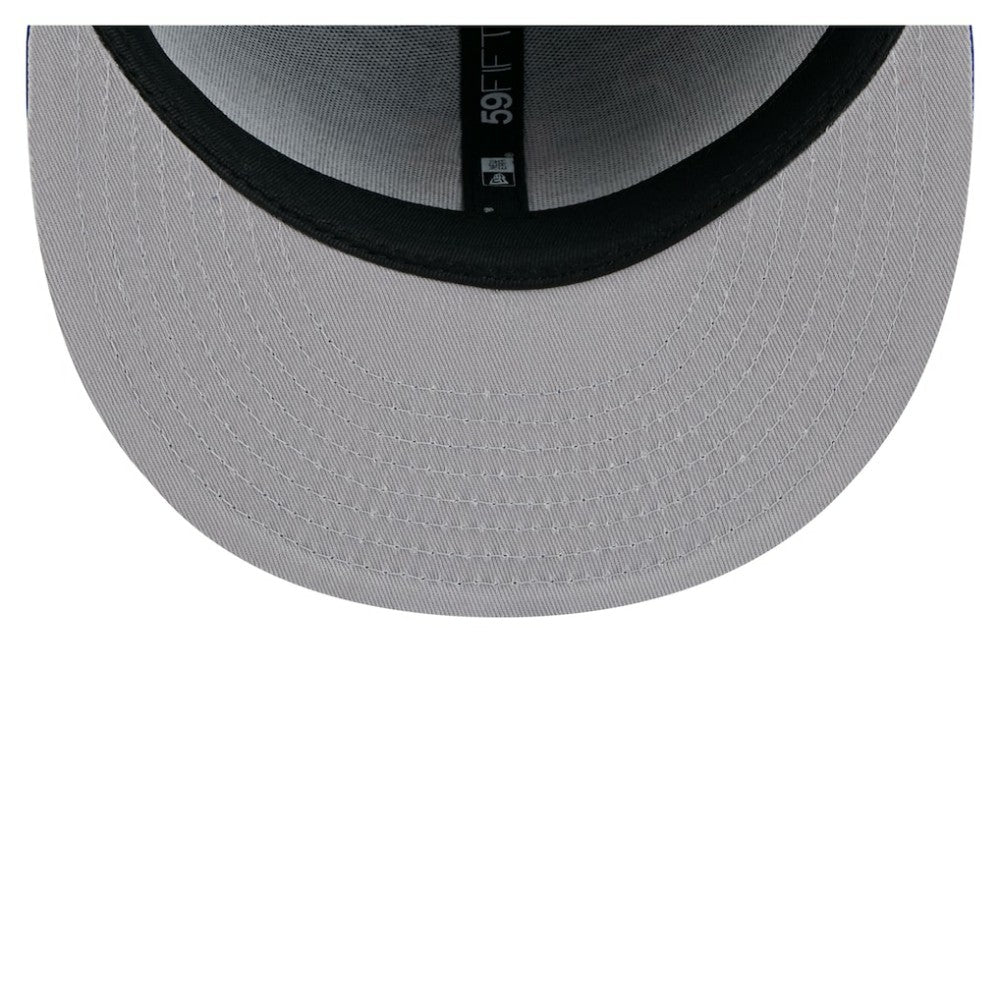 New York Mets Yarn Stitch 59FIFTY Fitted Hat - Royal | New Era