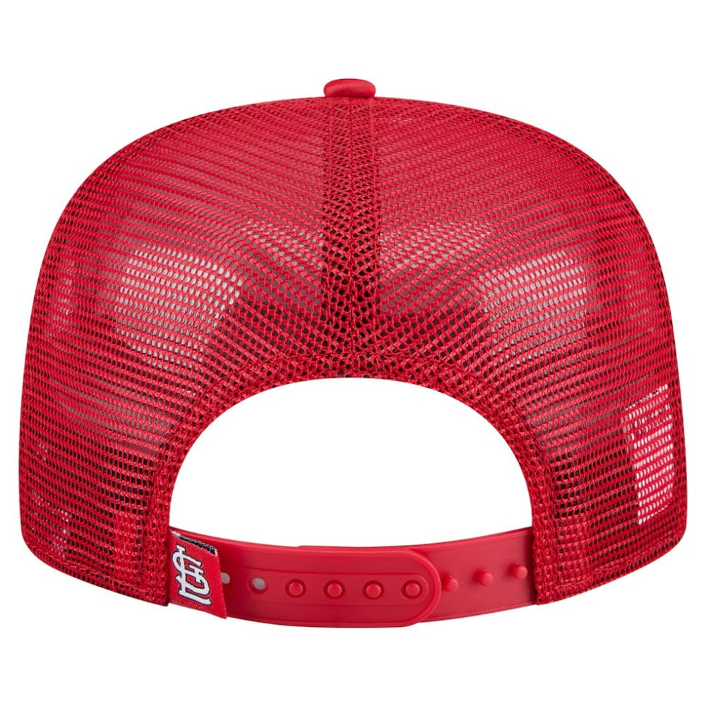 St. Louis Cardinals Retro Satin Script Golfer Adjustable Hat - Red | New Era