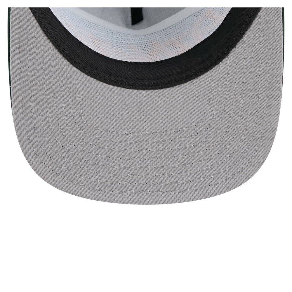 Athletics Retro Satin Script Golfer Adjustable Hat - Green | New Era