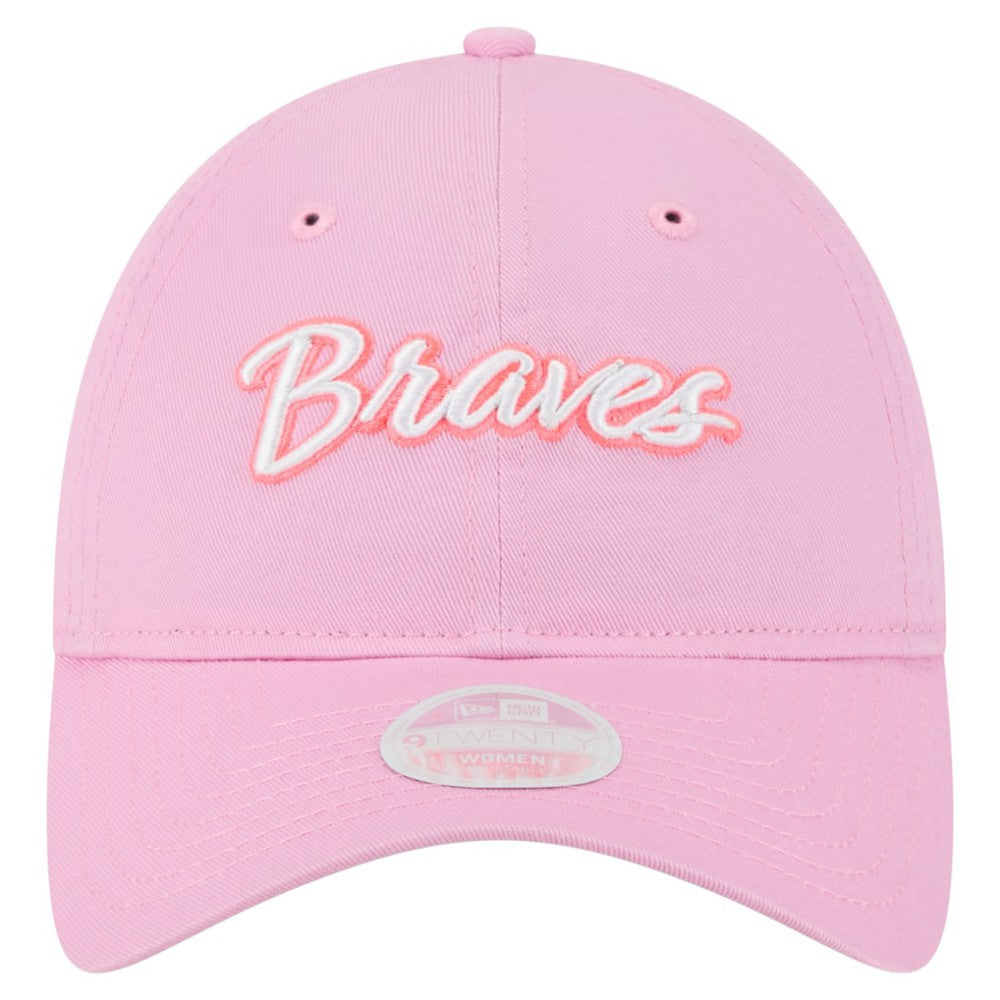 Atlanta Braves Women's Mother's Day 9TWENTY Adjustable Hat - Pink | New Era