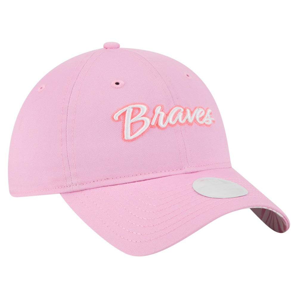 Atlanta Braves Women's Mother's Day 9TWENTY Adjustable Hat - Pink | New Era