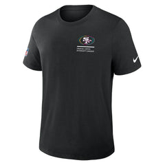 San Francisco 49ers Tall 2025 NFL Crucial Catch Tri-Blend Dri-FIT T-Shirt - Black | Nike outlet