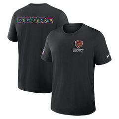 Chicago Bears Tall 2025 NFL Crucial Catch Tri-Blend Dri-FIT T-Shirt - Black | Nike for sale