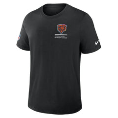 Chicago Bears Tall 2025 NFL Crucial Catch Tri-Blend Dri-FIT T-Shirt - Black | Nike for sale