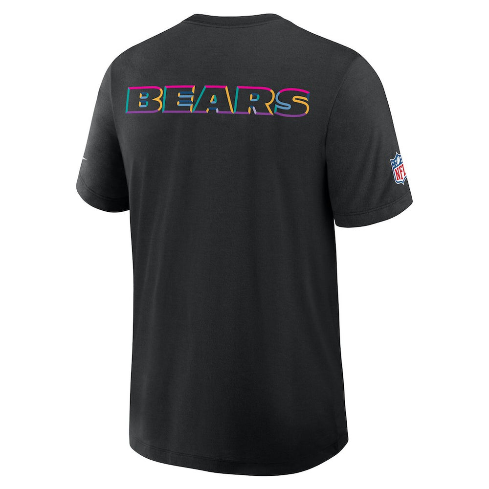 Chicago Bears Tall 2025 NFL Crucial Catch Tri-Blend Dri-FIT T-Shirt - Black | Nike for sale