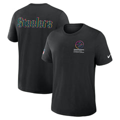 Pittsburgh Steelers Tall 2025 NFL Crucial Catch Tri-Blend Dri-FIT T-Shirt - Black | Nike for sale