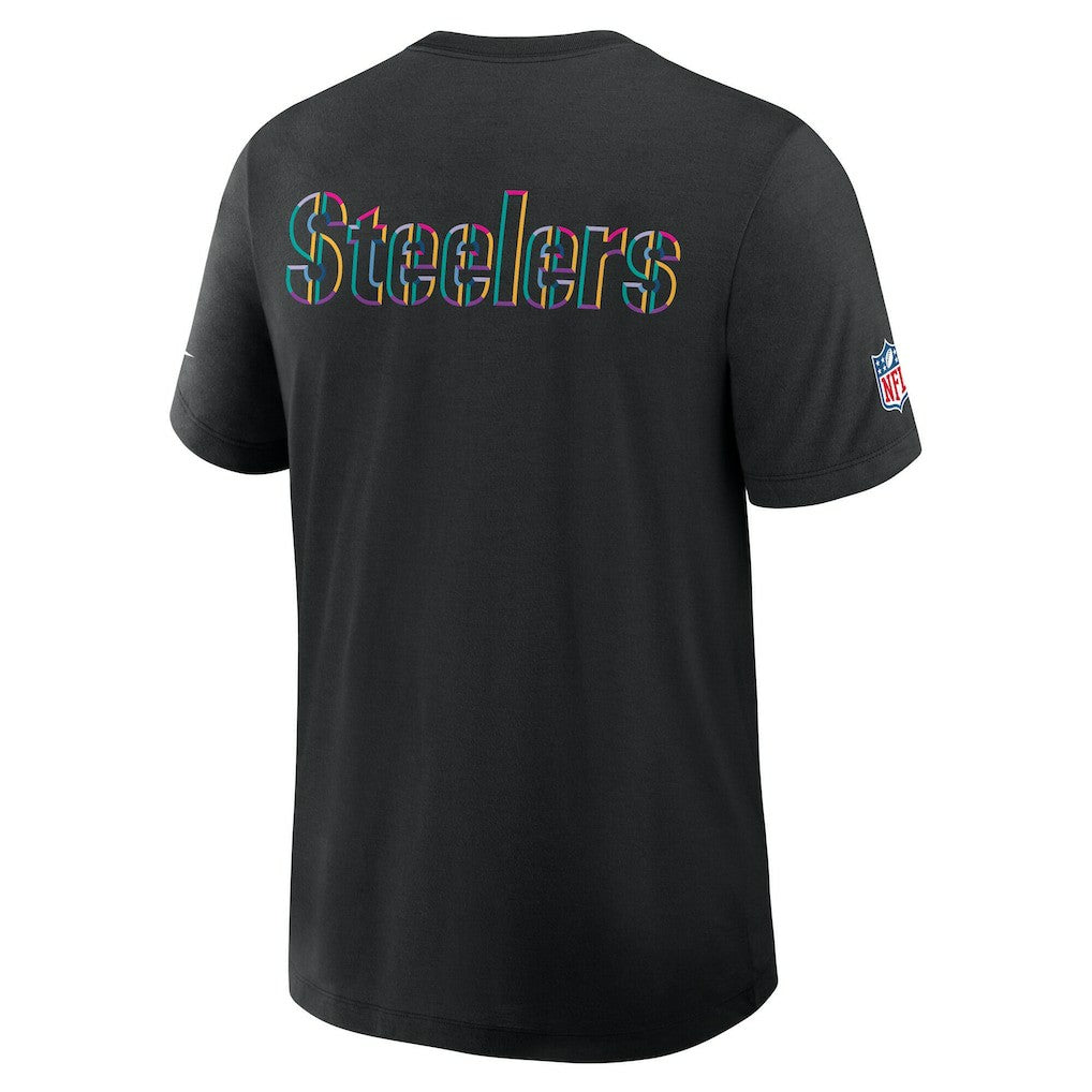 Pittsburgh Steelers Tall 2025 NFL Crucial Catch Tri-Blend Dri-FIT T-Shirt - Black | Nike for sale