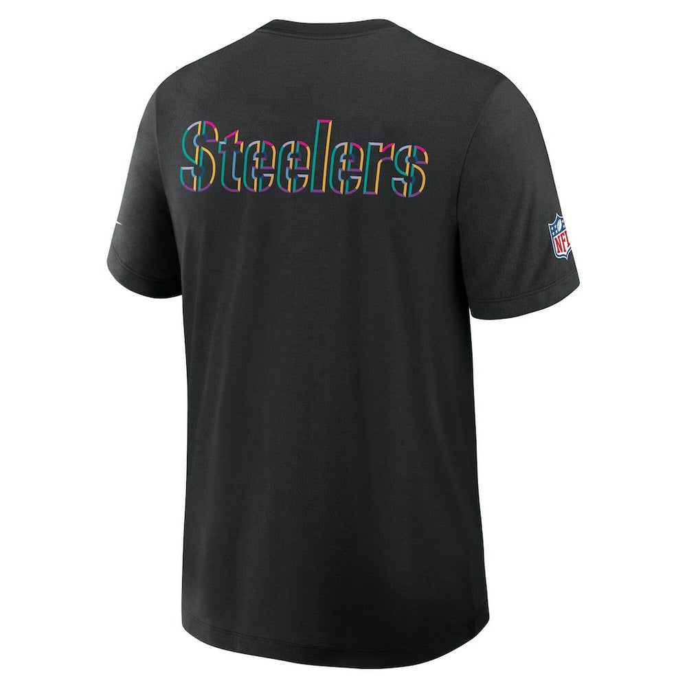 Pittsburgh Steelers Tall 2025 NFL Crucial Catch Tri-Blend Dri-FIT T-Shirt - Black | Nike for sale