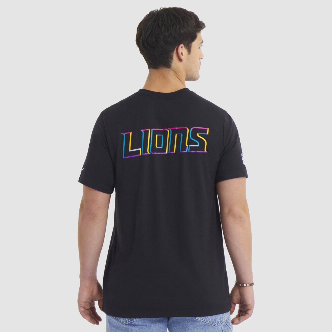 Detroit Lions Tall 2025 NFL Crucial Catch Tri-Blend Dri-FIT T-Shirt - Black | Nike for sale