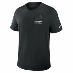 Detroit Lions Tall 2025 NFL Crucial Catch Tri-Blend Dri-FIT T-Shirt - Black | Nike for sale