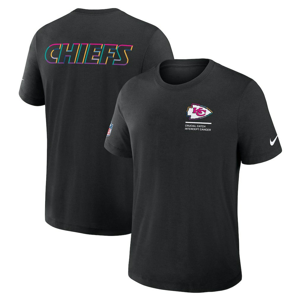 Kansas City Chiefs Tall 2025 NFL Crucial Catch Tri-Blend Dri-FIT T-Shirt - Black | Nike discount
