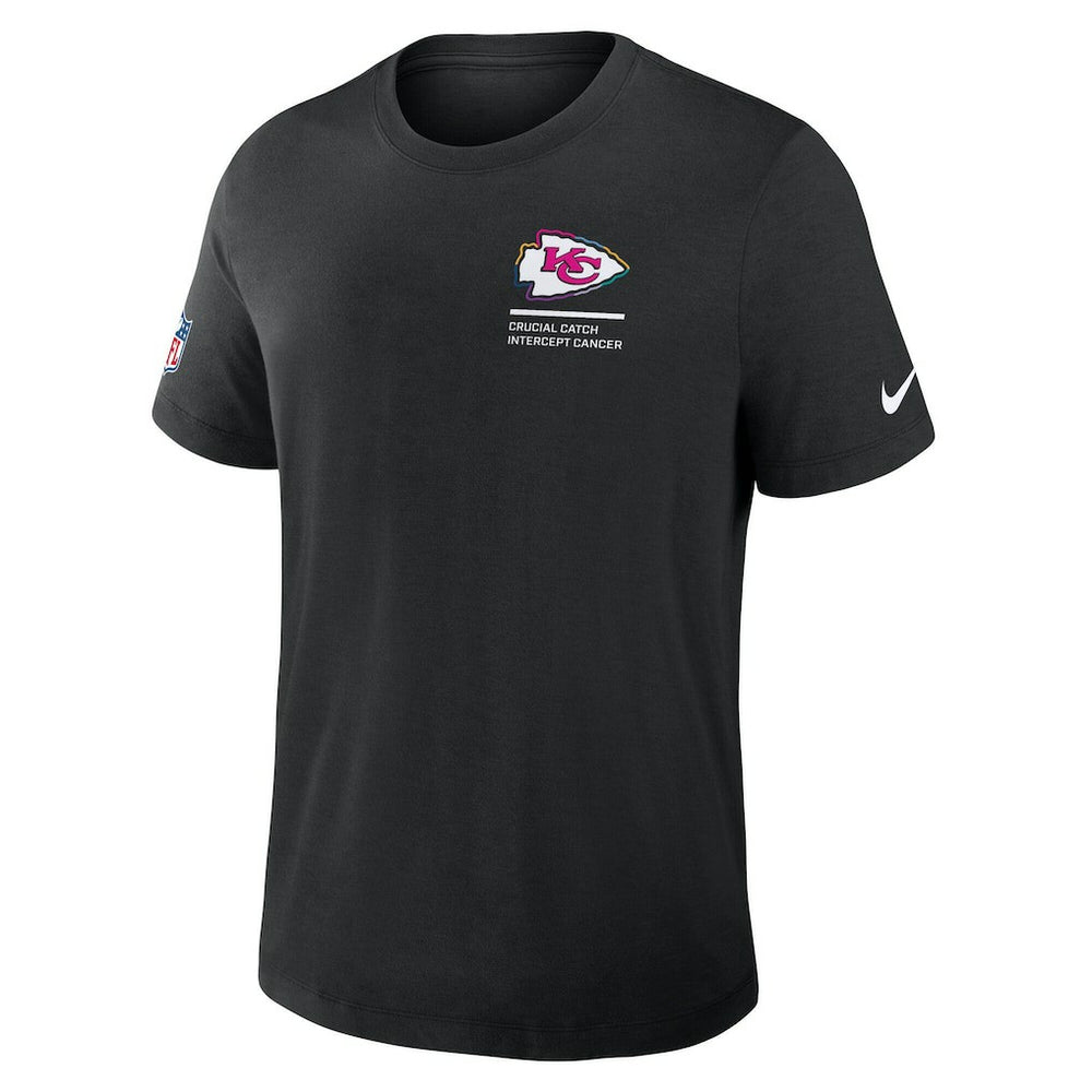 Kansas City Chiefs Tall 2025 NFL Crucial Catch Tri-Blend Dri-FIT T-Shirt - Black | Nike discount