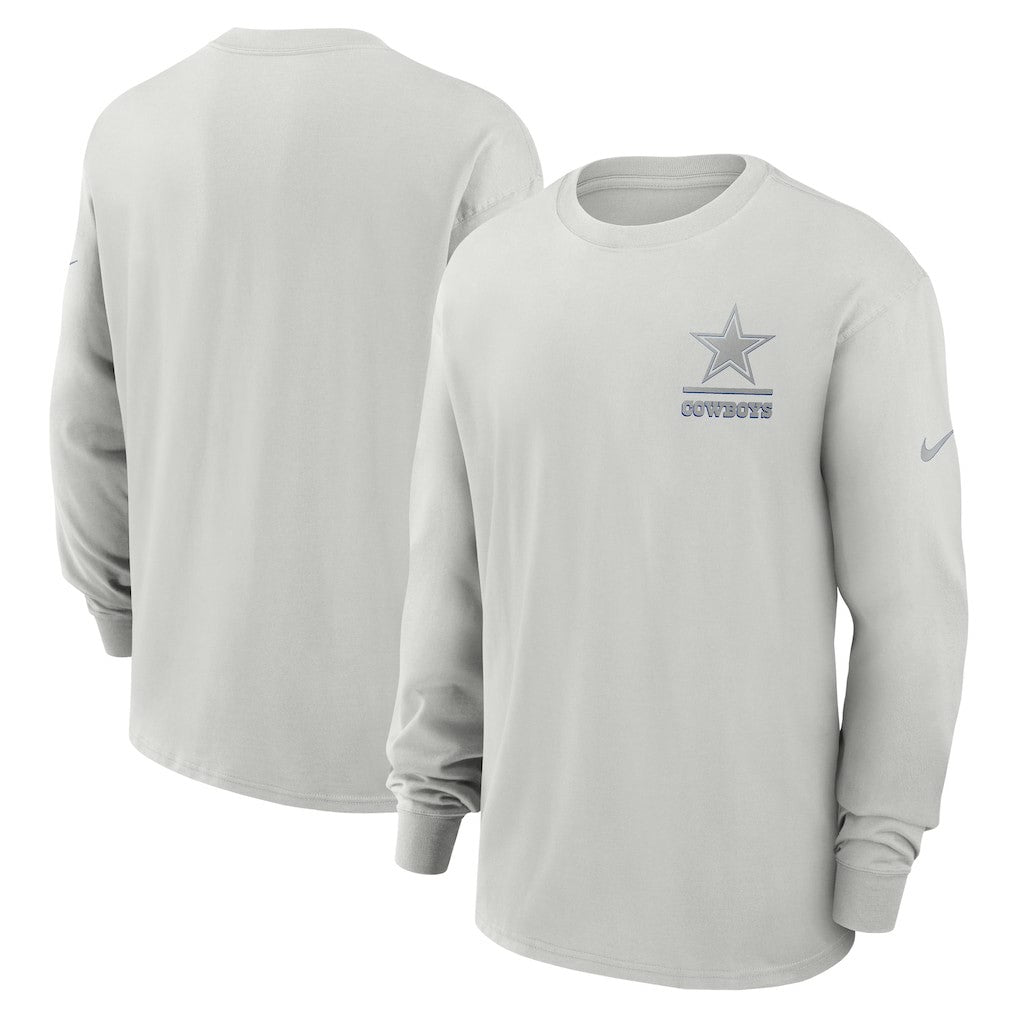 Dallas Cowboys Essential Heavy Max90 Long Sleeve T-Shirt - Gray | Nike online