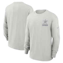 Dallas Cowboys Essential Heavy Max90 Long Sleeve T-Shirt - Gray | Nike online