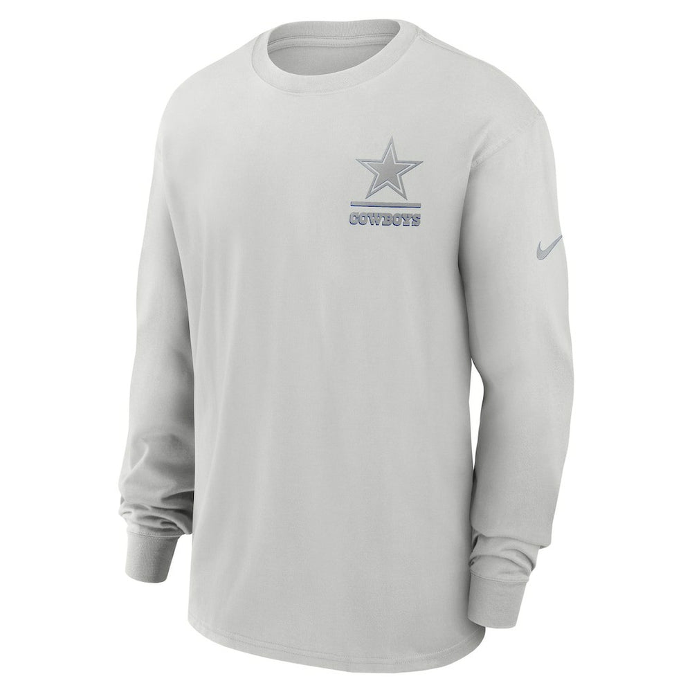 Dallas Cowboys Essential Heavy Max90 Long Sleeve T-Shirt - Gray | Nike online