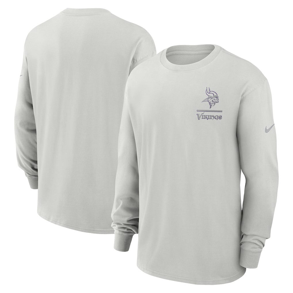 Minnesota Vikings Essential Heavy Max90 Long Sleeve T-Shirt - Gray | Nike online