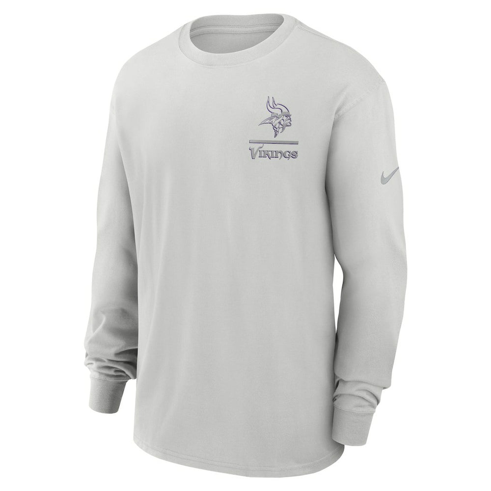 Minnesota Vikings Essential Heavy Max90 Long Sleeve T-Shirt - Gray | Nike online