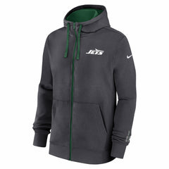 New York Jets Primetime Club Full-Zip Hoodie - Anthracite | Nike online