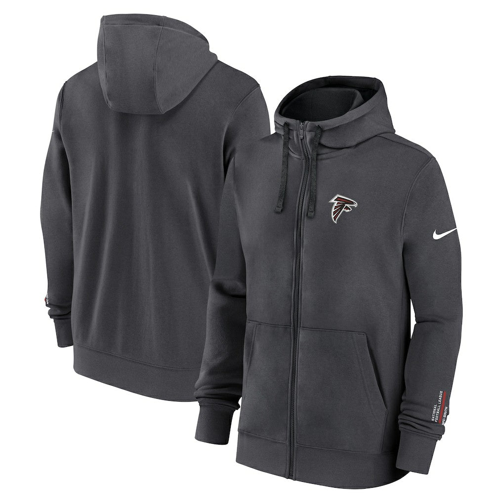Atlanta Falcons Primetime Club Full-Zip Hoodie - Anthracite | Nike discount