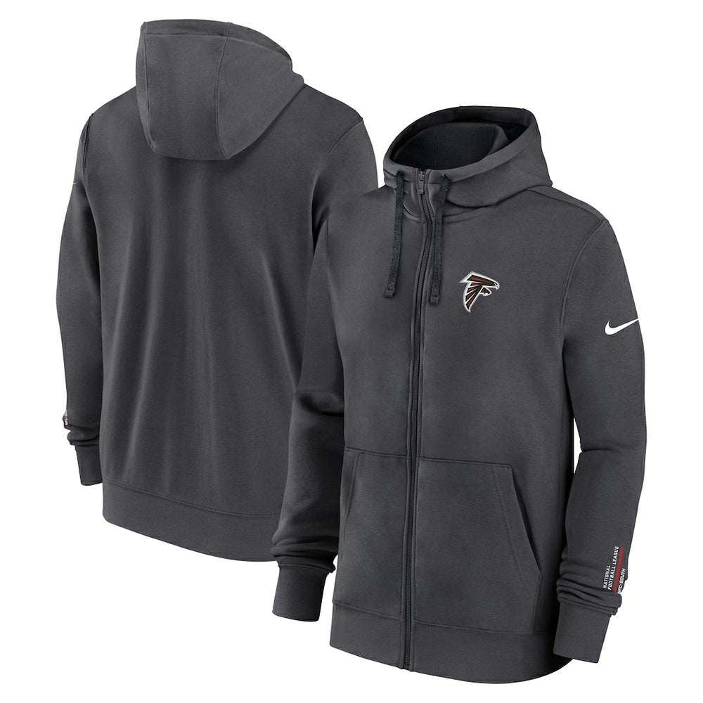Atlanta Falcons Primetime Club Full-Zip Hoodie - Anthracite | Nike discount