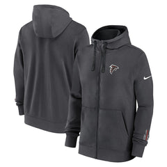 Atlanta Falcons Primetime Club Full-Zip Hoodie - Anthracite | Nike discount