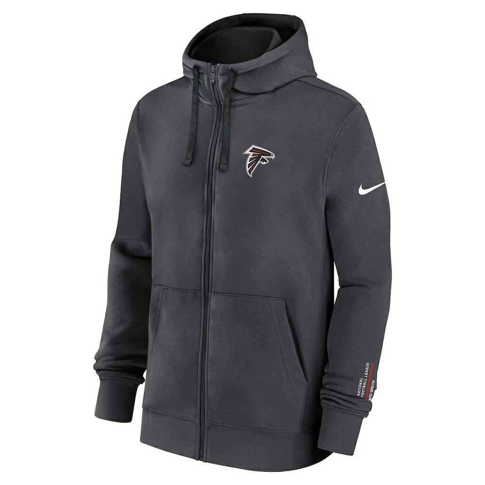 Atlanta Falcons Primetime Club Full-Zip Hoodie - Anthracite | Nike discount