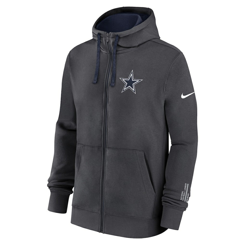 Dallas Cowboys Primetime Club Full-Zip Hoodie - Anthracite | Nike on sale