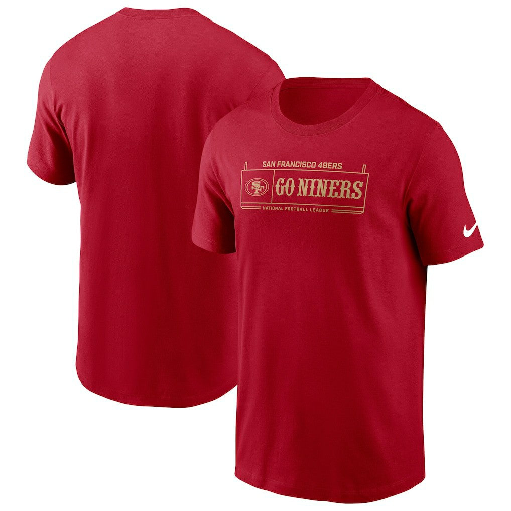 San Francisco 49ers Primetime Local Essential T-Shirt - Scarlet | Nike online