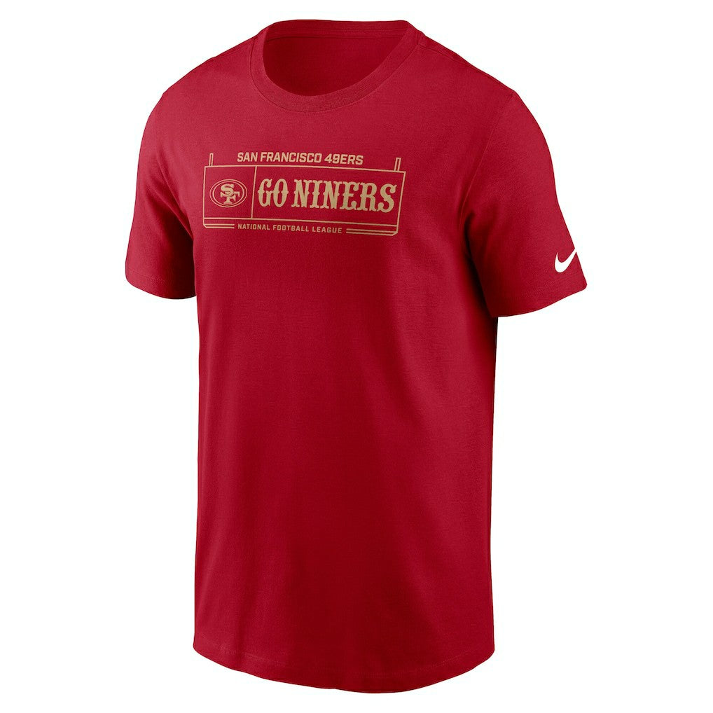 San Francisco 49ers Primetime Local Essential T-Shirt - Scarlet | Nike online