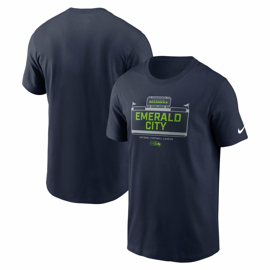 Seattle Seahawks Primetime Local Essential T-Shirt - College Navy | Nike online