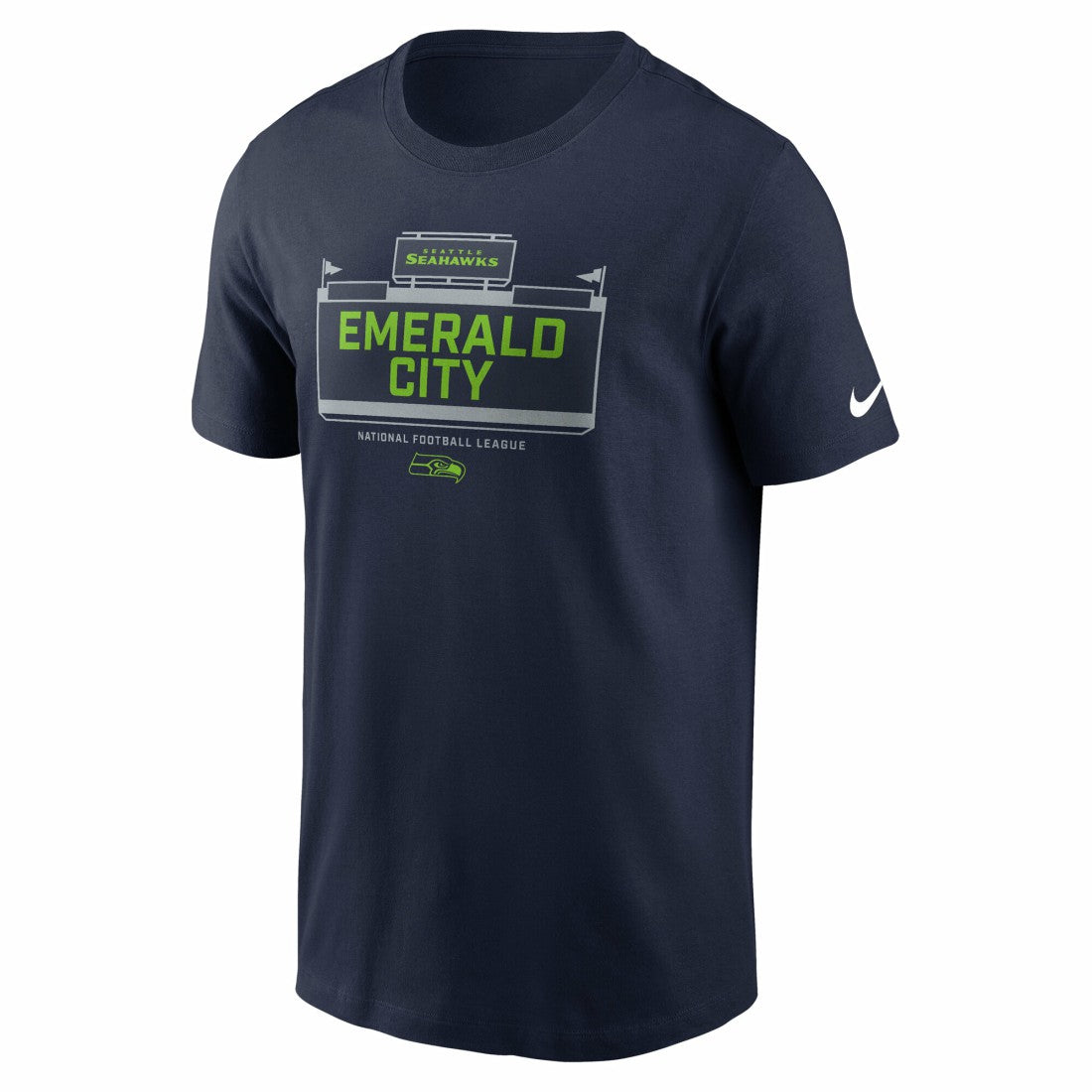 Seattle Seahawks Primetime Local Essential T-Shirt - College Navy | Nike online